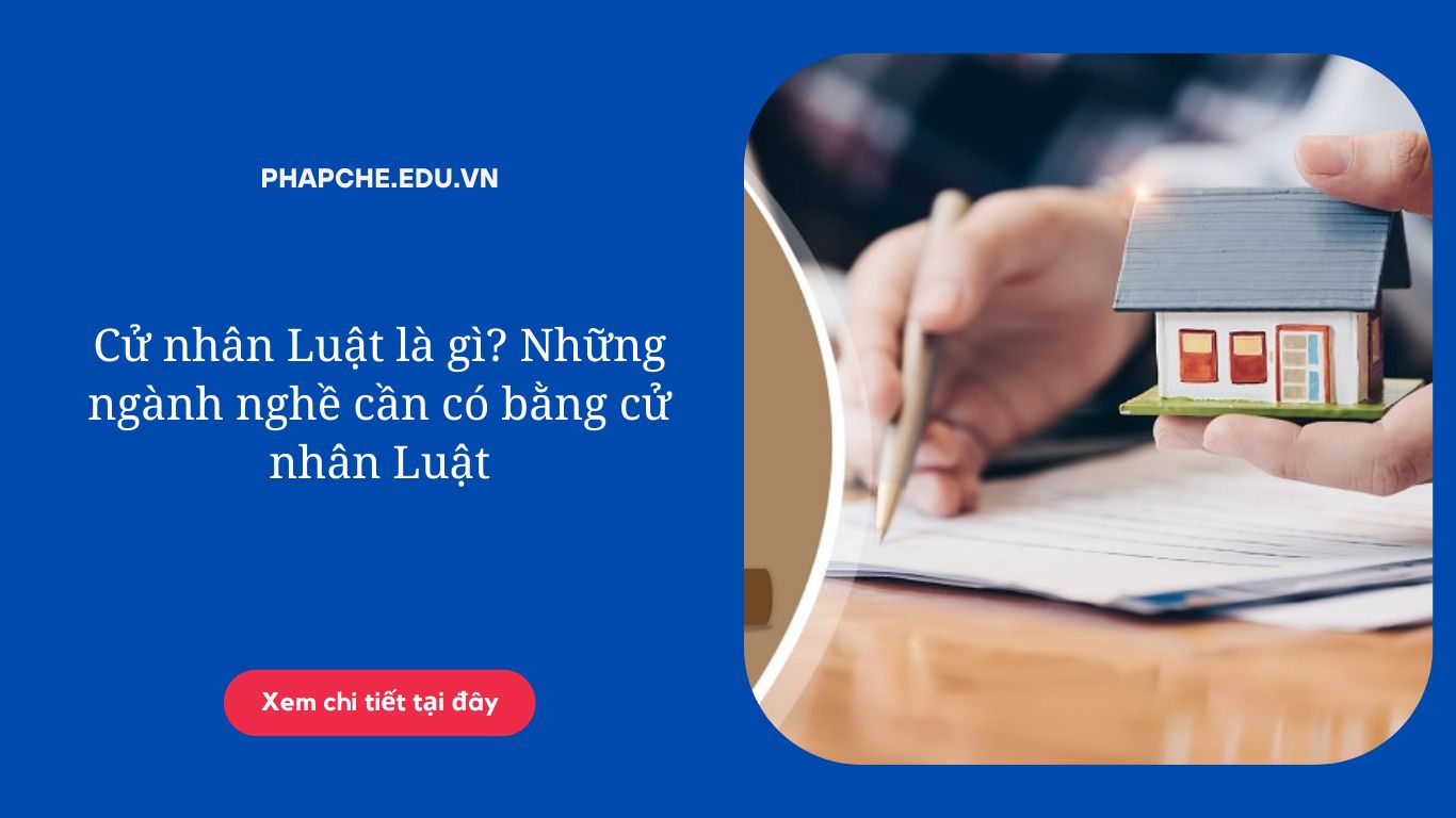 Cử nhân Luật là gì? Những ngành nghề cần có bằng cử nhân Luật