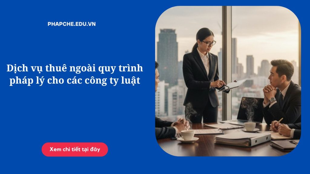 Dịch vụ thuê ngoài quy trình pháp lý cho các công ty luật