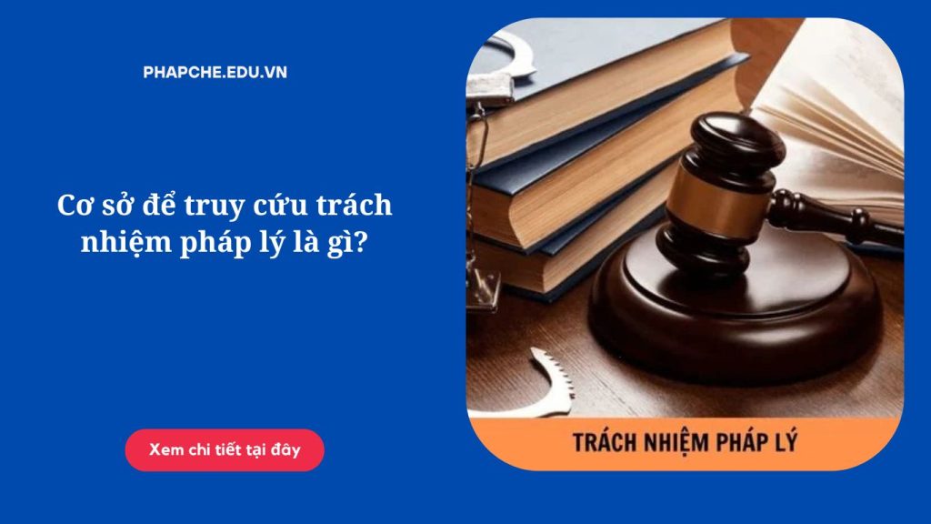 Cơ sở để truy cứu trách nhiệm pháp lý là gì?