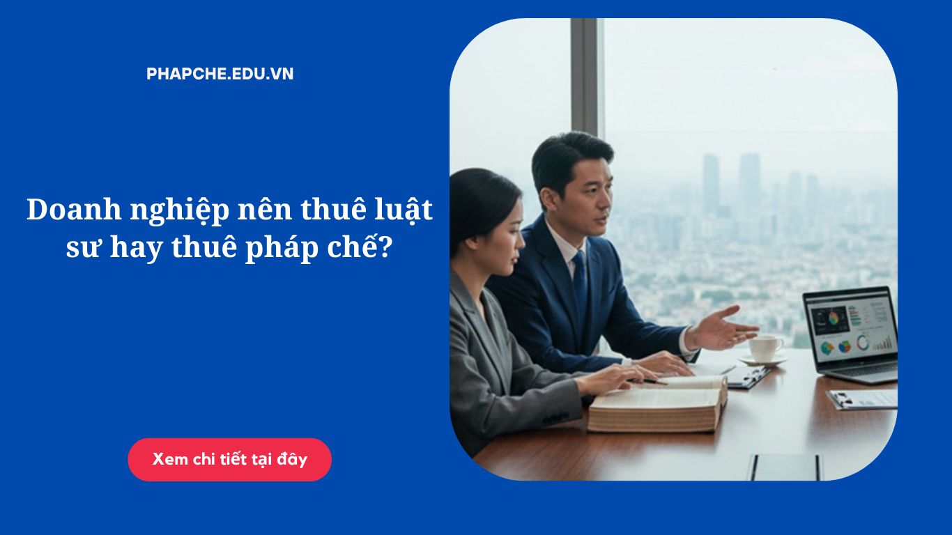 Doanh nghiệp nên thuê luật sư hay thuê pháp chế?