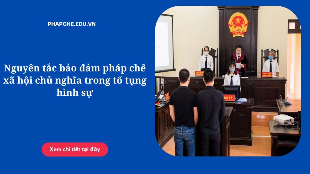Nguyên tắc bảo đảm pháp chế xã hội