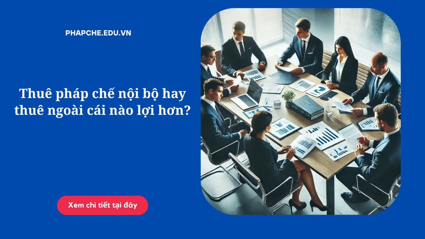 Thuê pháp chế nội bộ hay thuê ngoài cái nào lợi hơn?