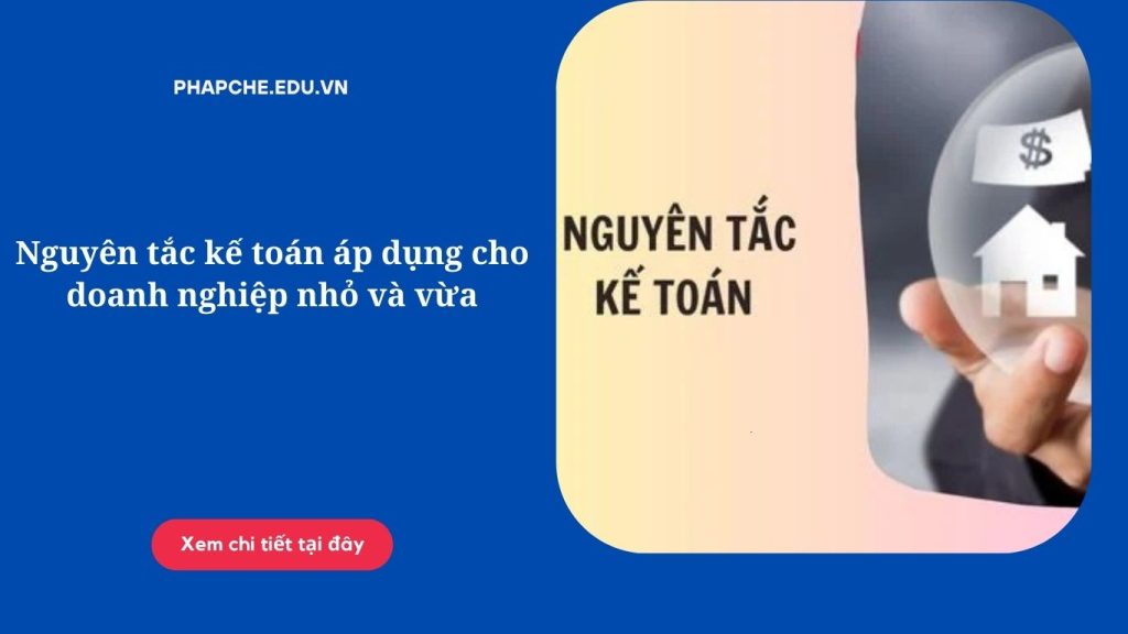 Nguyên tắc kế toán áp dụng cho doanh nghiệp nhỏ và vừa